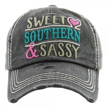 Load image into Gallery viewer, &quot;Sweet, Southern &amp; Sassy&quot; Baseball Cap