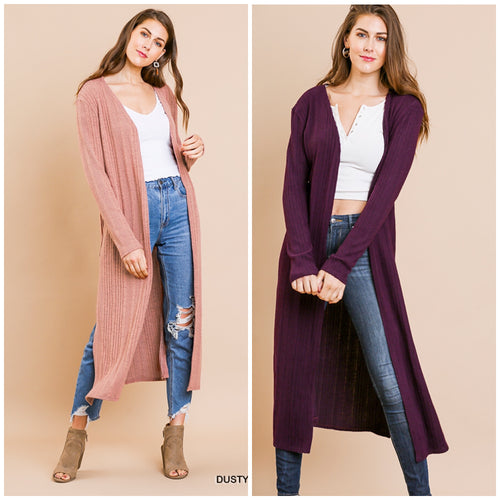 The Garnet Sweater Duster