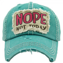 Load image into Gallery viewer, &quot;Nope Not Today&quot; Baseball Cap