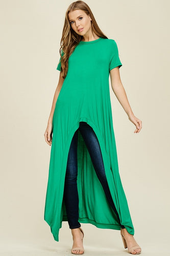 CLEARANCE Kelly Green High/Low Tunic