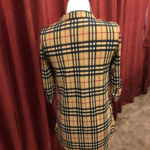 Load image into Gallery viewer, Mandarin Collar Plaid Top