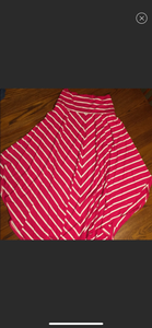 Umgee Striped Skirt with Side Slit