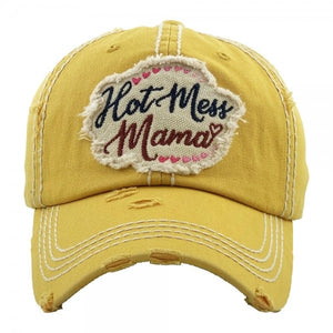 "Hot Mess Mama"  Baseball Cap
