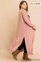 Load image into Gallery viewer, The Garnet Sweater Duster