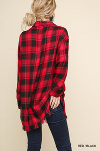 The Ruby Plaid Tunic
