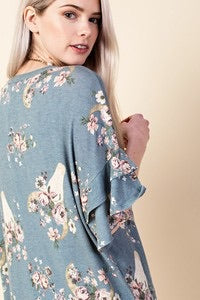 Floral Bullhead Top